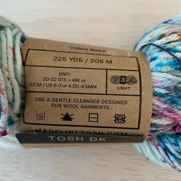 MADELINETOSH DK Weight Yarn “Video Baby” colorway - Picture 6 of 6